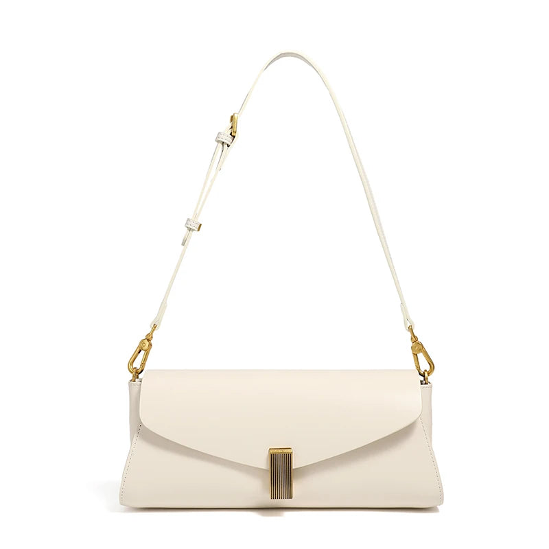 Hifashion Elegant Genuine Leather Underarm Shoulder Bags For Women 2025 Luxury Designer Crossbody Purses Square Ladies Handbags