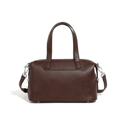 Hifashion Vintage Cow Genuine Leather Pillow Tote Handbags For Women 2025 Trend Designer Boston Ladies Shoulder Crossbody Bags