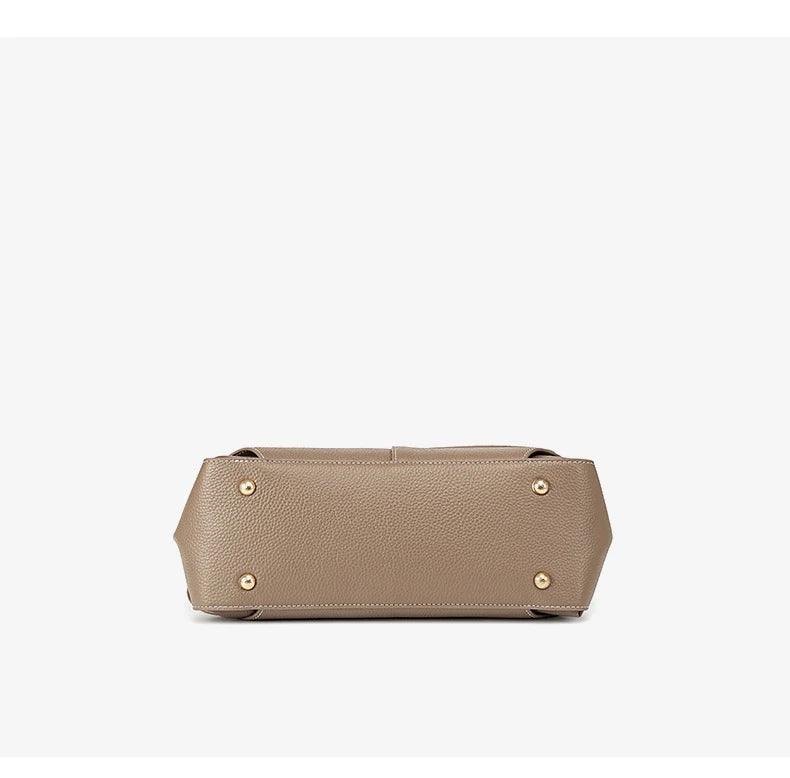 Hifashion Vintage Cowhide Genuine Leather Handbags For Women 2025 Trend Designer Top Handle Flap Ladies Shoulder Crossbody Bags