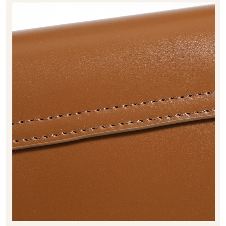 Hifashion Luxury Genuine Leather Saddle Small Shoulder Crossbody Bags For Women 2025 Trend Designer Purses Tote Ladies Handbags