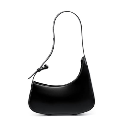 Hifashion Minimalist Genuine Leather Crescent Underarm Shoulder Bags For Women 2025 Luxury Designer Half Moon Ladies Handbags