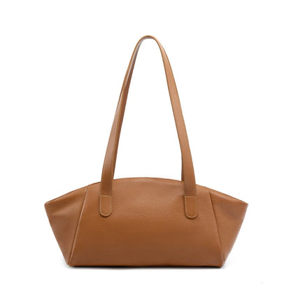 Hifashion 100% Real Genuine Leather Large Tote Shoulder Bags For Women 2025 Luxury Designer Trapeze Shopper Work Ladies Handbags