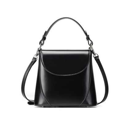 Hifashion Luxury Genuine Leather Bucket Small Shoulder Crossbody Bags For Women 2025 Trend Designer Short Handle Tote Handbags