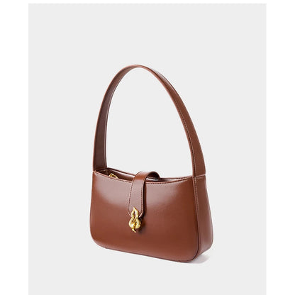 Hifashion Cowhide Genuine Leather Underarm Shoulder Bags For Women 2025 Luxury Designer Half Moon Purse Crescent Ladies Handbags