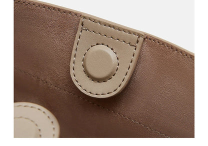 Hifashion Cowhide Genuine Leather Tote Handbags For Women 2025 Luxury Designer Crescent Office Ladies Shoulder Crossbody Bags