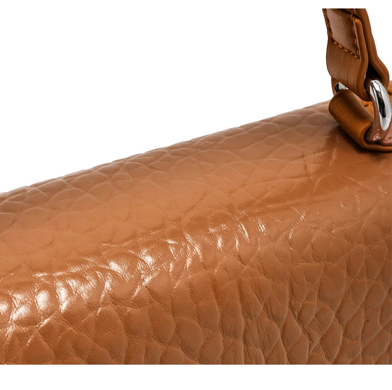 Hifashion Cowhide Genuine Leather Tote Handbags For Women New 2025 Luxury Designer Work Satchel Top Handle Female Shoulder Bags