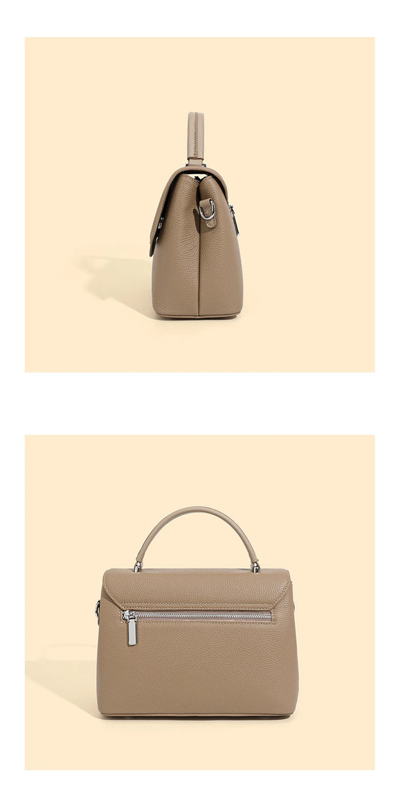 Hifashion Classic Cowhide Genuine Leather Tote Handbags For Women 2025 Trend Designer Wide Strap Ladies Shoulder Crossbody Bags