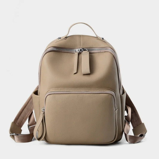 Hifashion 100% Cowhide Genuine Leather Backpack For Women 2025 Trend Designer Soft Travel Work Daypack Teenage Girls School Bags