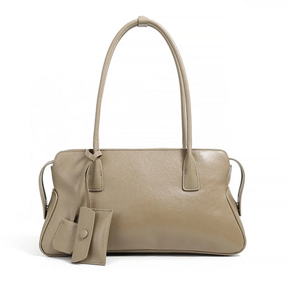 Hifashion 3 Layers Genuine Leather Large Underarm Shoulder Bags For Women 2025 Luxury Designer Satchel Tote Work Ladies Handbags