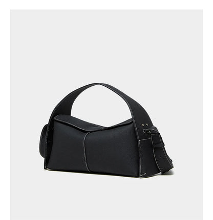 Hifashion Cowhide Genuine Leather Underarm Shoulder Bags For Women 2025 Luxury Designer Top Handle Satchel Tote Ladies Handbags