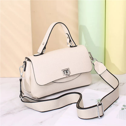 Hifashion 3 Layers Genuine Genuine Leather Shoulder Bags For Women 2025 Trend Designer Flap Crossbody Purse Work Ladies Handbags