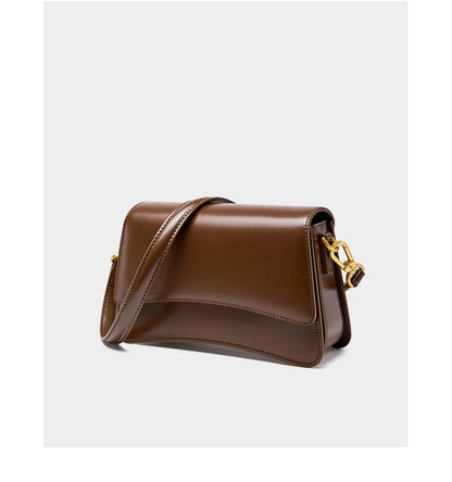 Hifashion Vintage Genuine Leather Underarm Shoulder Bags For Women 2025 Luxury Designer Crossbody Purses Saddle Ladies Handbags