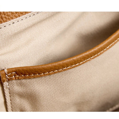 Hifashion 100% Real Genuine Leather Large Tote Shoulder Bags For Women 2025 Luxury Designer Trapeze Shopper Work Ladies Handbags