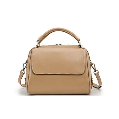 Hifashion Cowhide Genuine Leather Pillow Tote Handbags For Women 2025 Luxury Designer Satchel Work Ladies Shoulder Crossbody Bag