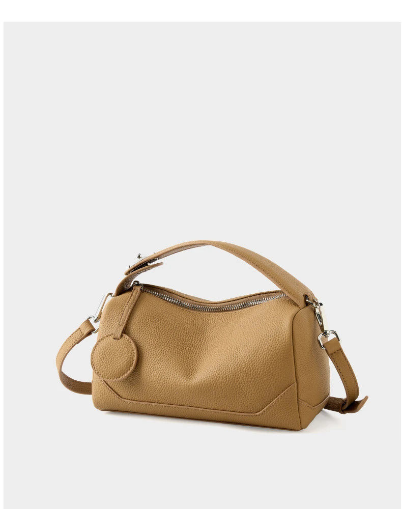 Hifashion Cowhide Genuine Leather Pillow Small Shoulder Bags For Women 2025 Trend Designer Crossbody Purses Tote Ladies Handbags