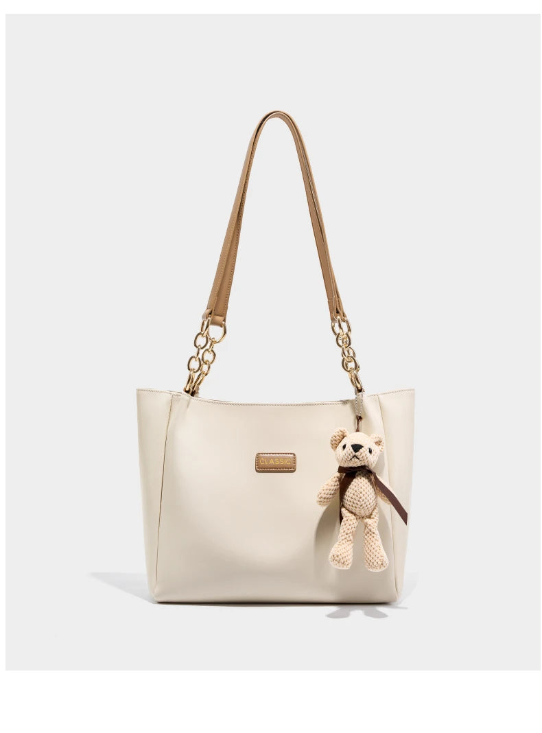 Hifashion Cowhide Genuine Leather Shoulder Bags For Women 2025 Trend Designer Large Capacity Shopping Tote Work Ladies Handbags