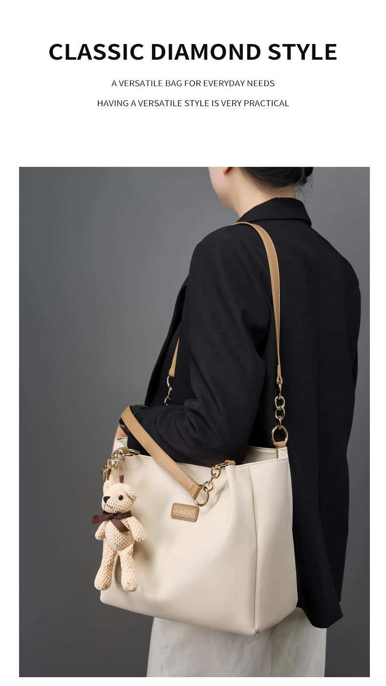 Hifashion Cowhide Genuine Leather Shoulder Bags For Women 2025 Trend Designer Large Capacity Shopping Tote Work Ladies Handbags