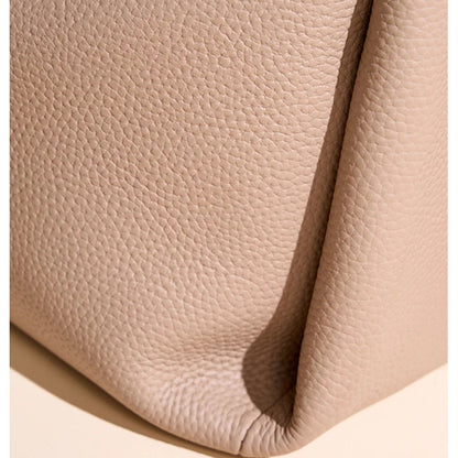 Hifashion Cowhide Genuine Leather Small Shoulder Bags For Women 2025 Luxury Designer Work Bucket Tote Crossbody Ladies Handbags