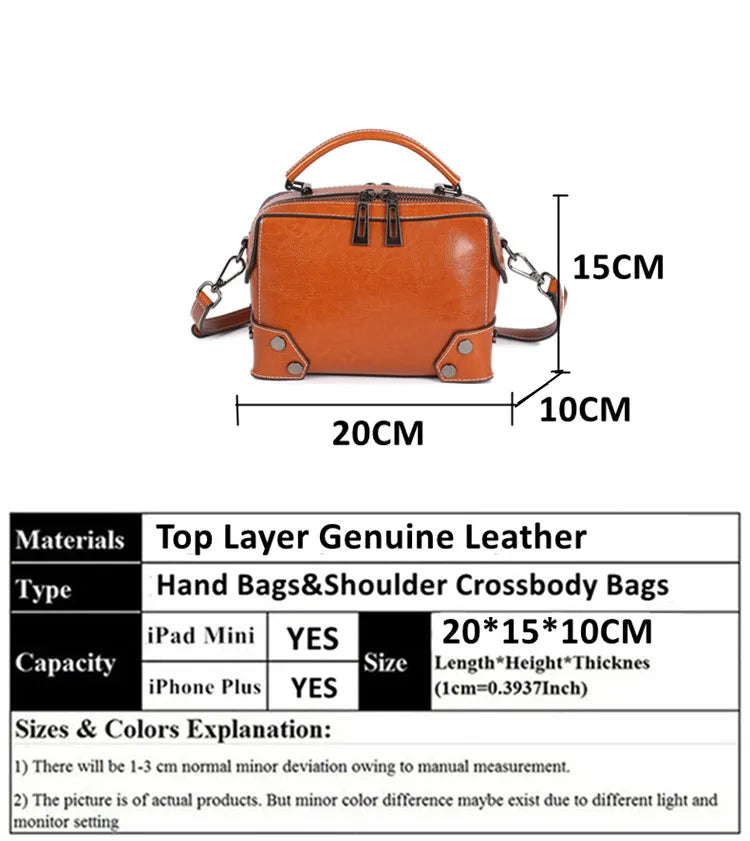 Hifashion Cowhide Genuine Leather Pillow Small Shoulder Crossbody Bags For Women 2025 Trend Designer Boston Tote Ladies Handbags